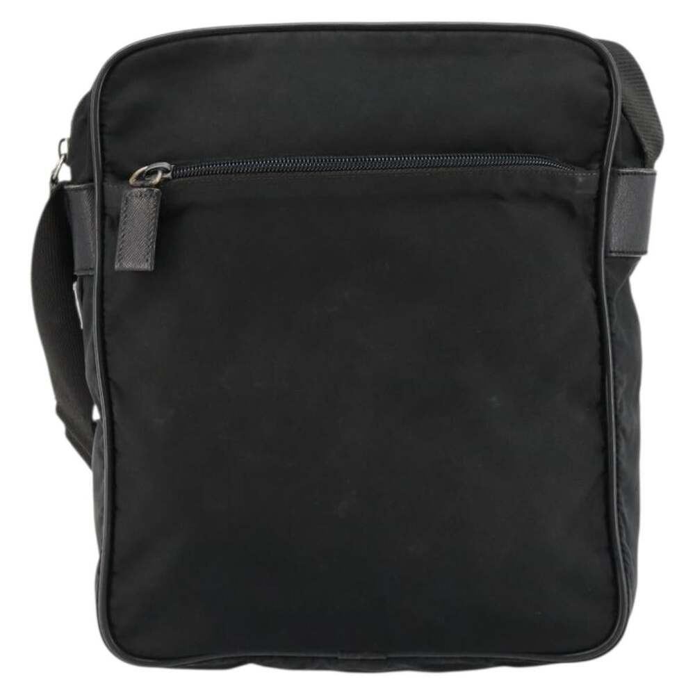 Prada Nylon Galleria Shoulder Bag Black